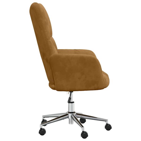 vidaXL Chaise de relaxation Marron Velours