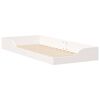 vidaXL Cadre de lit Blanc 100 x 220 cm Pin massif