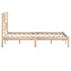 vidaXL Cadre de lit sans matelas 135x190 cm bois de pin massif