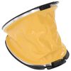 vidaXL Pompe &agrave; pied 26x18 cm PP et PE Gris et jaune
