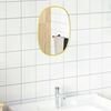 vidaXL Miroir mural Dor&eacute; 40x30 cm