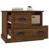 vidaXL Table de chevet ch&ecirc;ne marron 60x39x45 cm