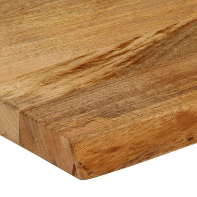 vidaXL Dessus de table à bord vivant 50x30x2,5 cm bois massif manguier