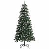 vidaXL Sapin de No&euml;l artificiel Vert 120 cm PVC, plastique et acier
