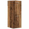 vidaXL Ensemble de mobilier de salle de bain 4 pcs Bois Ancien