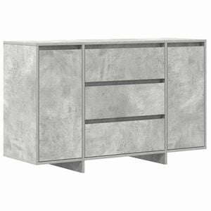 vidaXL Buffet Gris béton 120 x 41 x 75 cm Bois d'ingénierie