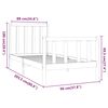 vidaXL Cadre de lit sans matelas 90x200 cm bois de pin massif