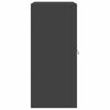 vidaXL Armoire de rangement Noir 80 x 40 x 90 cm Acier
