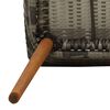 vidaXL Ensemble de salle &agrave; manger pour jardin 9 pcs Gris polyrotin