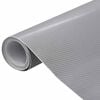 vidaXL Films 4D de voiture 2 pcs Argent&eacute; 100x150 cm+50x150 cm