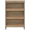 vidaXL Biblioth&egrave;que Ch&ecirc;ne artisan 80 x 30 x 155 cm Bois d'ing&eacute;nierie