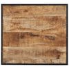vidaXL Ensemble de bar 3 pcs bois de manguier brut massif et m&eacute;tal