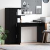 vidaXL Bureau 2 pcs Ch&ecirc;ne noir