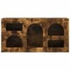 vidaXL Meuble TV Ch&ecirc;ne fum&eacute; 80 x 35 x 40 cm Bois d'ing&eacute;nierie