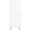 vidaXL Buffet Blanc brillant 69,5x34x90 cm Bois d'ing&eacute;nierie