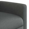 vidaXL Fauteuil inclinable de massage &eacute;lectrique gris fonc&eacute; tissu