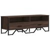 vidaXL Meuble TV ch&ecirc;ne marron 122x34x41 cm bois d'ing&eacute;nierie
