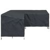 vidaXL Housse pour meubles Noir 250 x 180 x 80 cm Tissu Oxford 600D