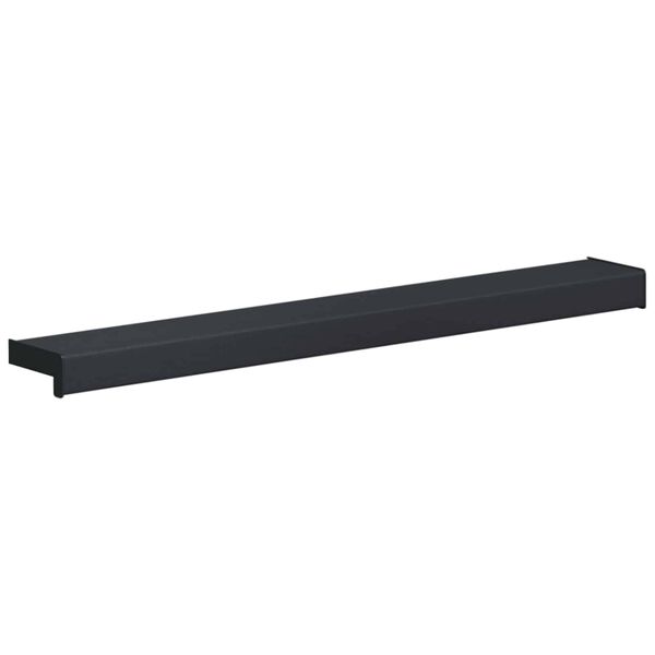 vidaXL Appui de fen&ecirc;tre Anthracite avec grain de bois 80 x 15 x 4,5 cm
