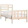 vidaXL Cadre de lit sans matelas 90x200 cm bois de pin massif