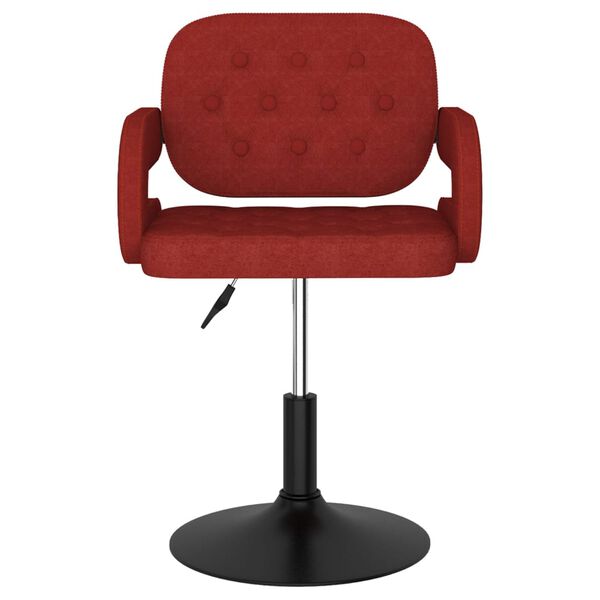 vidaXL Tabouret de bar Rouge bordeaux Tissu