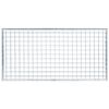 vidaXL Grille Argent 80 x 40 x 2 cm Acier galvanis&eacute; &agrave; chaud