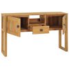 vidaXL Table console 120x32x75 cm Bois de teck massif