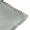 vidaXL Coussin de banc de jardin gris clair m&eacute;lang&eacute; 100x50x7 cm tissu