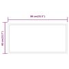 vidaXL Miroir de salle de bain &agrave; LED 40x80 cm