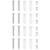 vidaXL Syst&egrave;me de Douche Argent&eacute; 47 x 20 x 95 cm Acier inoxydable