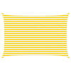 vidaXL Voile d'ombre Jaune et blanc 4,5 &times; 3 m 100 % polyester Oxford