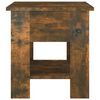 vidaXL Table basse Ch&ecirc;ne fum&eacute; 40x40x42 cm Bois d'ing&eacute;nierie