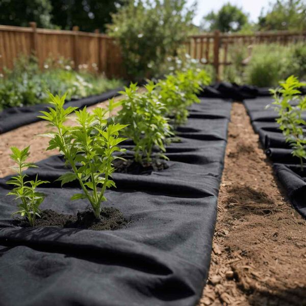 vidaXL Membrane g&eacute;otextile noir 1 x 10 m fibre de polyester