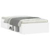 vidaXL Cadre de lit sans matelas blanc 100x200 cm