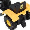 vidaXL Tracteur &agrave; p&eacute;dales avec excavateur pour enfants Jaune et noir