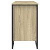 vidaXL Armoire lavabo de salle de bain ch&ecirc;ne sonoma 91x35x60 cm