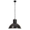 vidaXL Lampe suspendue 25 W Noir Rond 48 cm E27