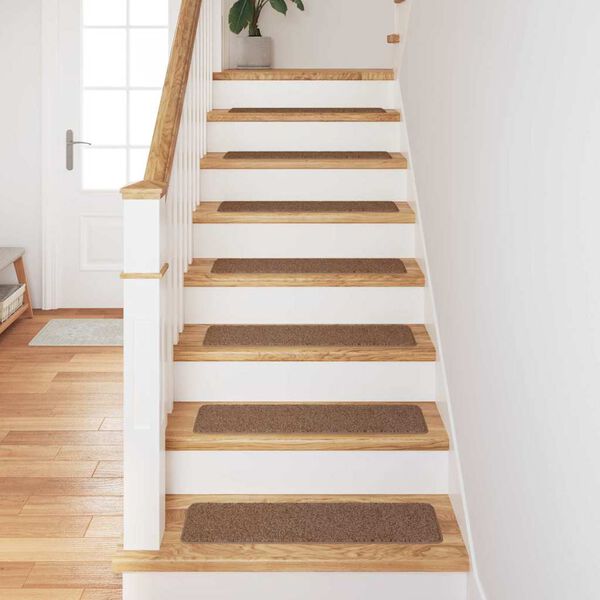 vidaXL Tapis Antid&eacute;rapants pour Escaliers 15 pcs Jaune 75 x 20 cm PP