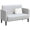vidaXL Coussin de Dos Blanc 45 x 20 x 35 cm tissu
