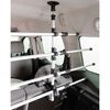 TRIXIE Grille de protection chiens 105-172cm Aluminium Argent&eacute; et noir
