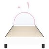 vidaXL Cadre de lit pour enfants avec t&ecirc;te de lit Blanc 80 x 200 cm PU