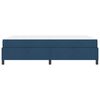 vidaXL Lit &agrave; ressorts avec matelas Bleu 140 x 190 cm tissu