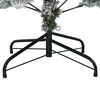 vidaXL Sapin de No&euml;l artificiel Vert et blanc 120 cm PVC et m&eacute;tal