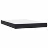 vidaXL Sommier &agrave; lattes de lit avec matelas noir 140x210 cm velours
