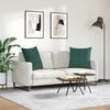 vidaXL Coussins de canap&eacute; 2 pcs Vert fonc&eacute; 60 x 60 cm