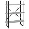 vidaXL Biblioth&egrave;que Sonoma gris 80x30x105 cm Bois d'ing&eacute;nierie