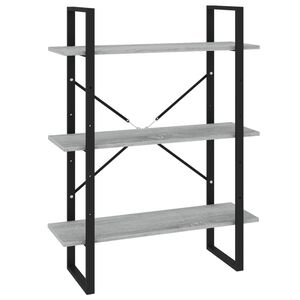 vidaXL Biblioth&egrave;que Sonoma gris 80x30x105 cm Bois d'ing&eacute;nierie