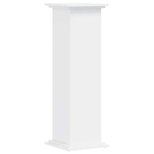 vidaXL Support de Plante Blanc 33 x 33 x 100 cm Bois d'ing&eacute;nierie