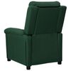 vidaXL Fauteuil inclinable Vert foncé Tissu