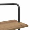 vidaXL &Eacute;tag&egrave;re Ch&ecirc;ne artisanal 60 x 24 x 203 cm Bois d'ing&eacute;nierie